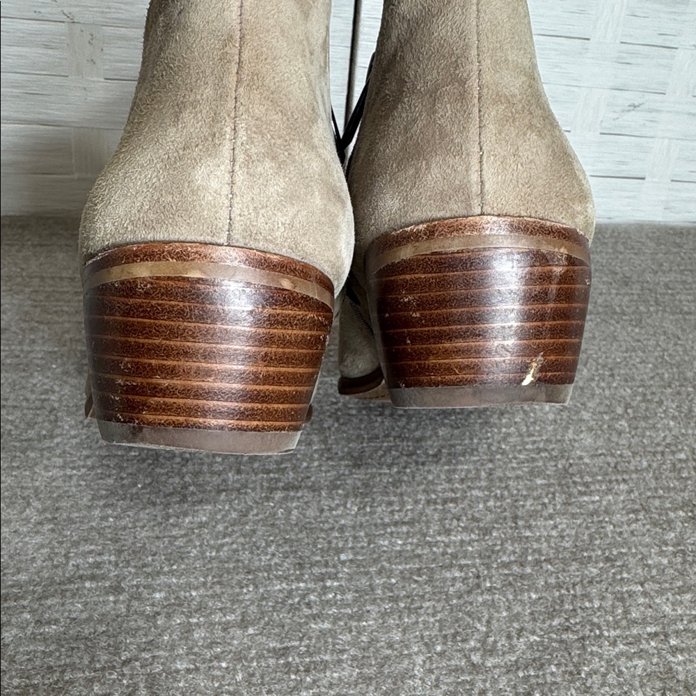 Sam Edelman Petty Ankle Boots Size 8.5 Suede‎ Leather Booties Everyday Wear - Picture 9 of 11